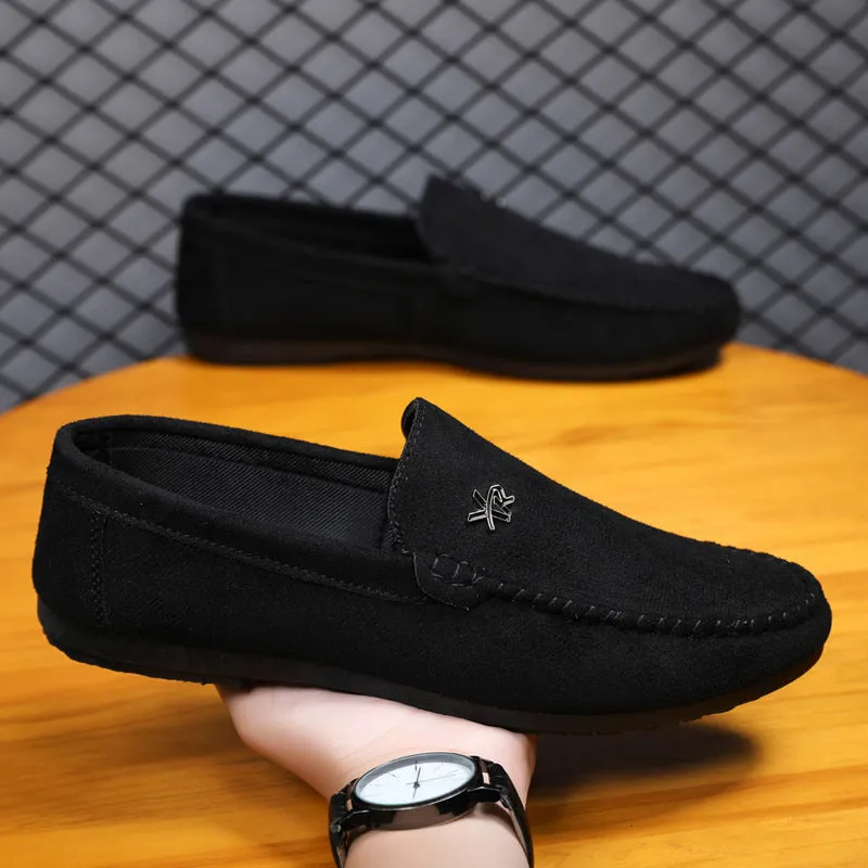2024 Lightweight Waterproof Boys Men's Loafu Doudou Shoes Men's New Spirit Guy Business Breathable Casual Spring