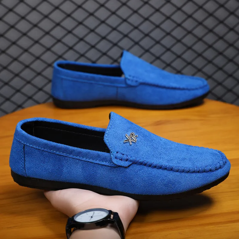 2024 Lightweight Waterproof Boys Men's Loafu Doudou Shoes Men's New Spirit Guy Business Breathable Casual Spring
