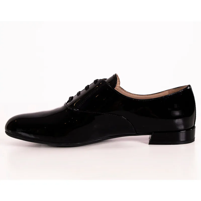 36 NEW $990 PRADA Woman's Black Patent Leather CLASSIC OXFORD DRESS SHOES US 6