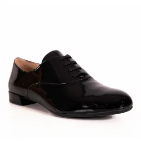 36 NEW $990 PRADA Woman's Black Patent Leather CLASSIC OXFORD DRESS SHOES US 6