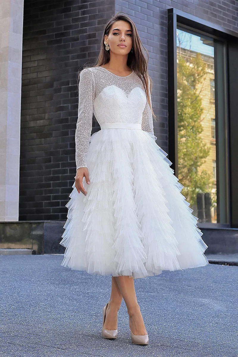 Absolutely Stunning Long Trendy Sleeve Midi Dress