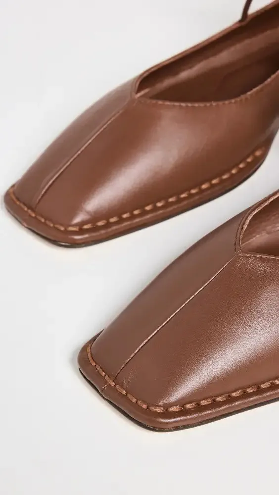ALOHAS Sway Leather Ballet Flats
