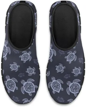 Binienty Casual Sneakers for Women Men Sea Turtle Animal Print Loafers Arch Support Low Cut Platform Loafers