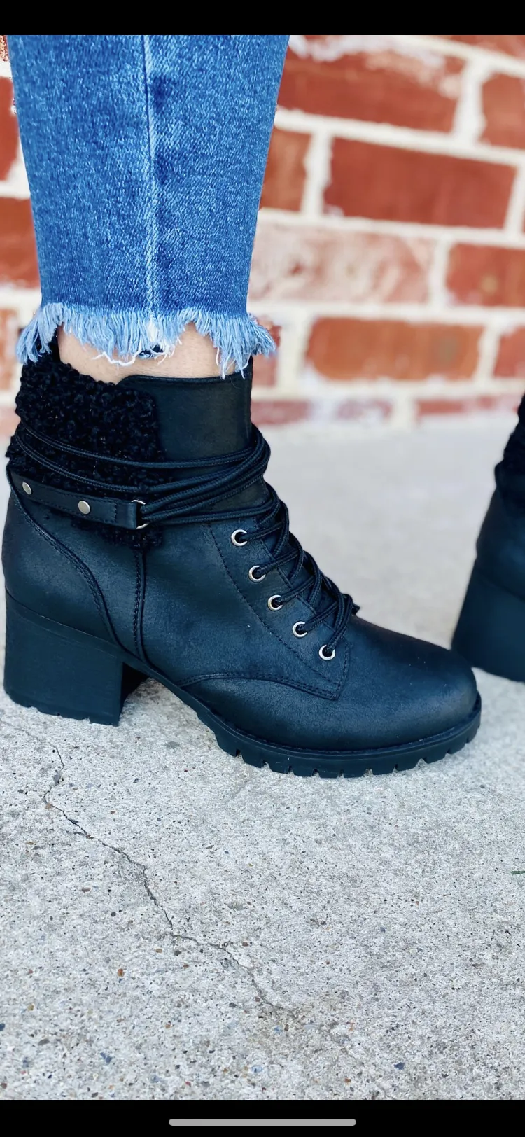 Black Olivia Jasper Booties