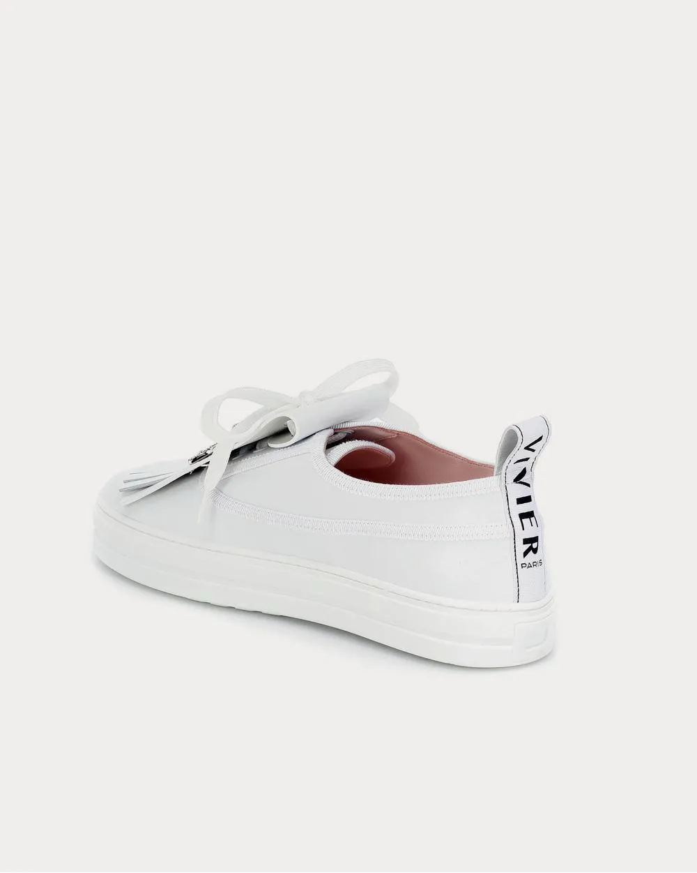 Call Me Vivier leather Bianco Low Top Sneakers