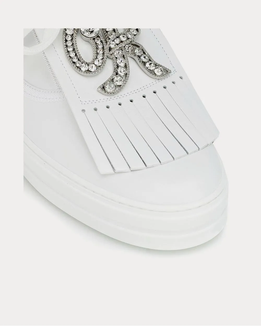 Call Me Vivier leather Bianco Low Top Sneakers