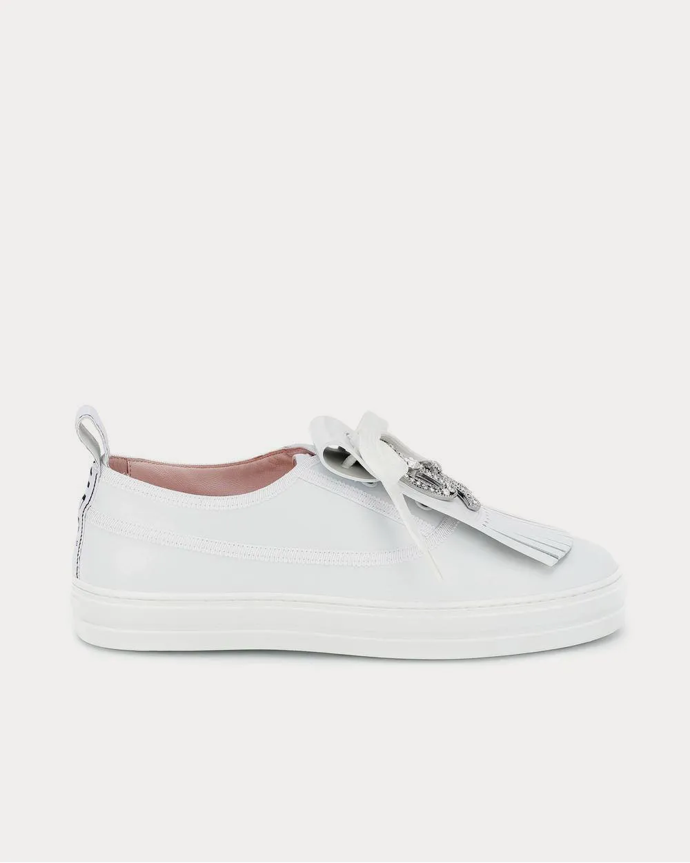 Call Me Vivier leather Bianco Low Top Sneakers
