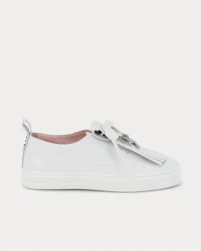Call Me Vivier leather Bianco Low Top Sneakers