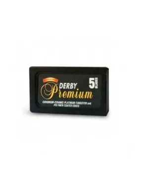 Derby Premium Double Edge Super Stainless Razor Blades- 5 Blades