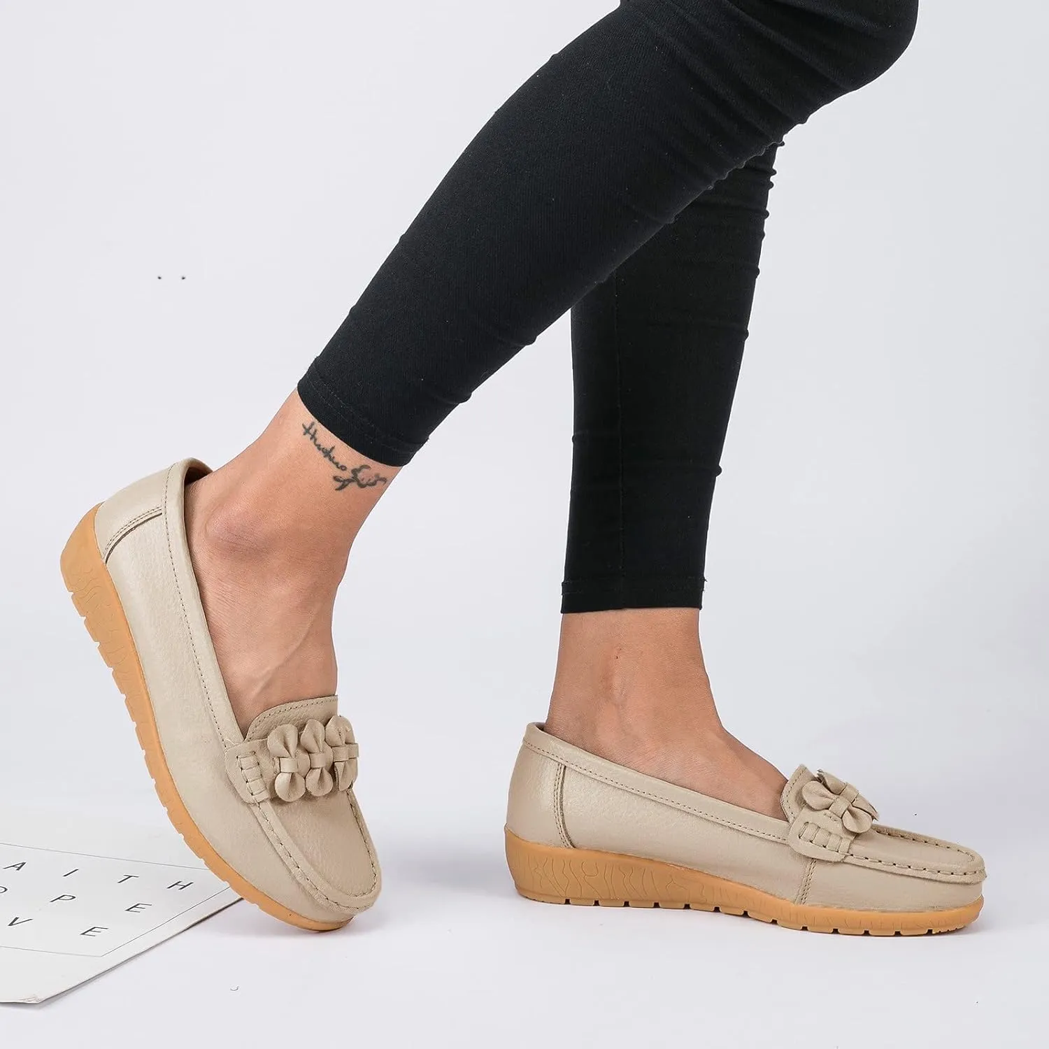 Dress Shoes for Women Business Casual Mens Loafers Loafers for Women CasualCover Heel Round Toe Christmas Tennis Shoes for Women Non Slip Work Shoes for Men