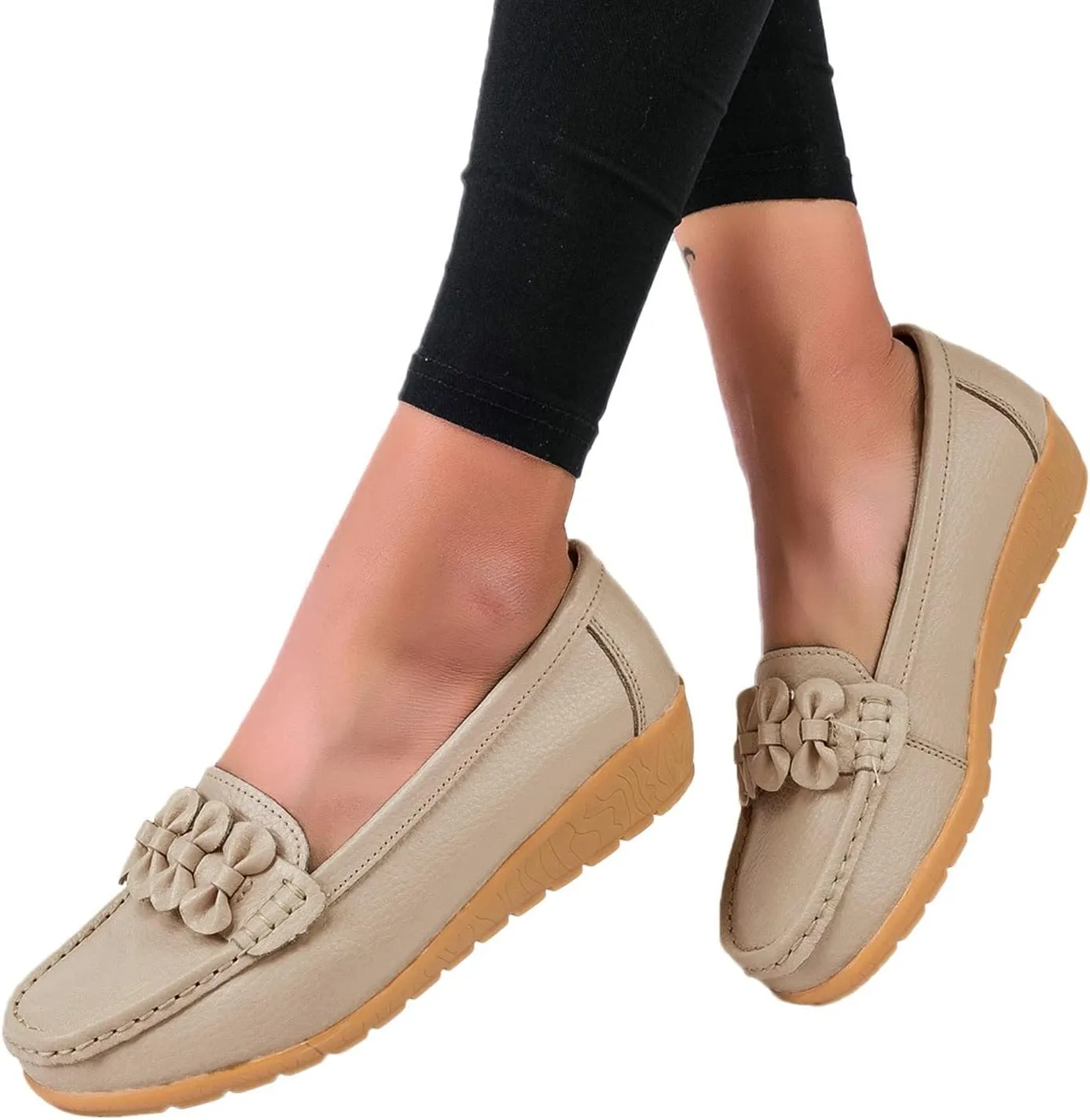 Dress Shoes for Women Business Casual Mens Loafers Loafers for Women CasualCover Heel Round Toe Christmas Tennis Shoes for Women Non Slip Work Shoes for Men