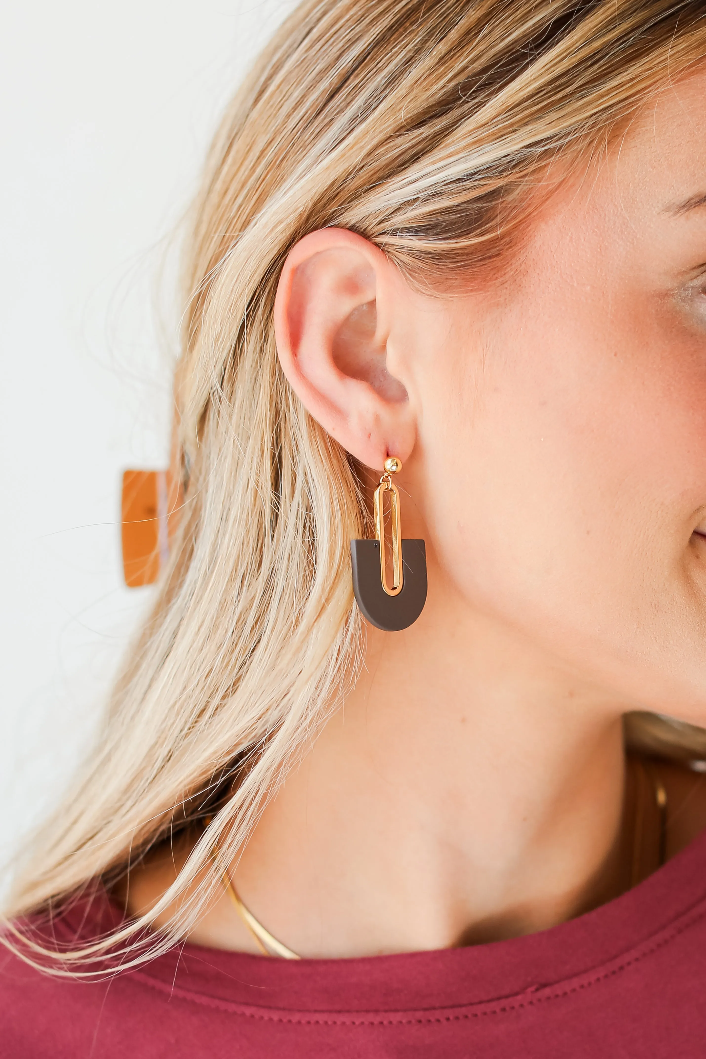 FINAL SALE - Angela Acrylic Statement Earrings