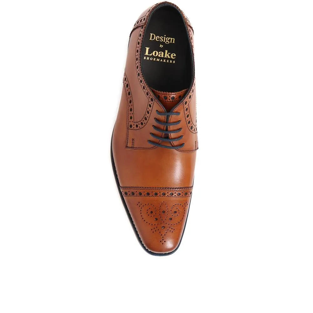 Foley Calf Leather Derby Brogue - FOLEY / 27254229