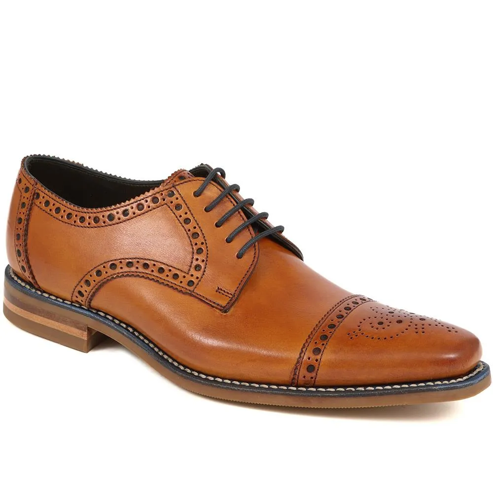 Foley Calf Leather Derby Brogue - FOLEY / 27254229