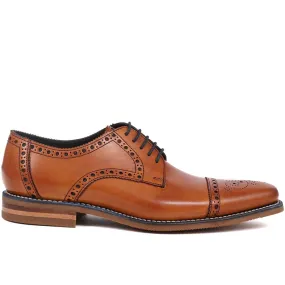 Foley Calf Leather Derby Brogue - FOLEY / 27254229