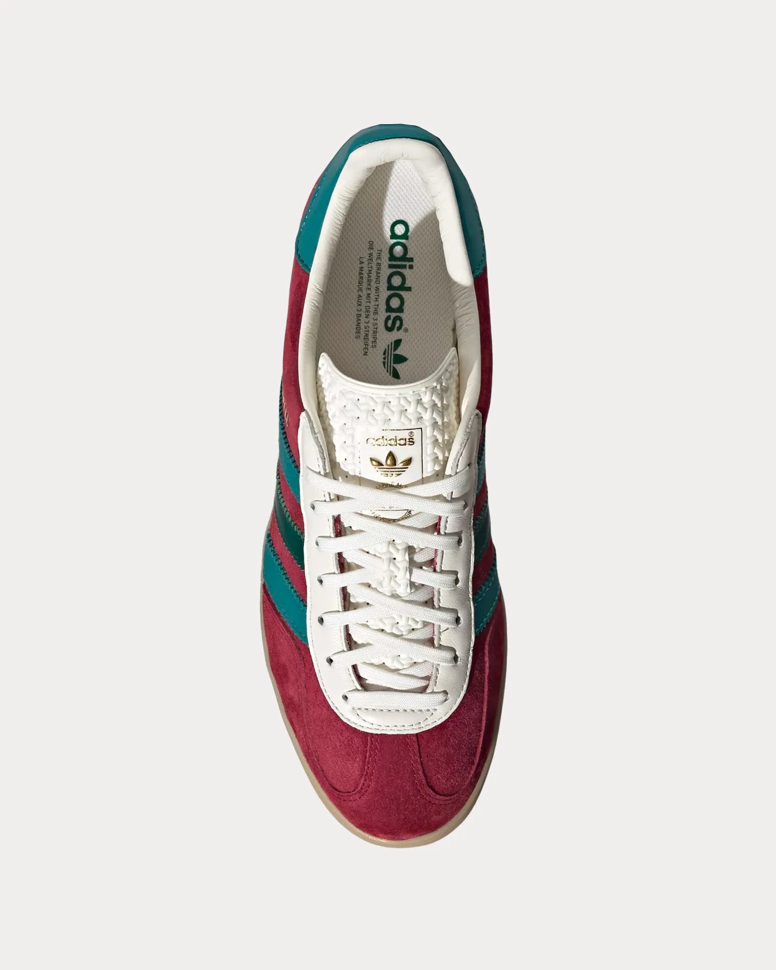 Gazelle Indoors Collegiate Burgundy / Arctic Fusion / Collegiate Green Low Top Sneakers