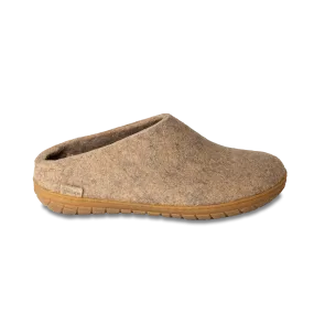 Glerups Slip On - Sand with Rubber Sole