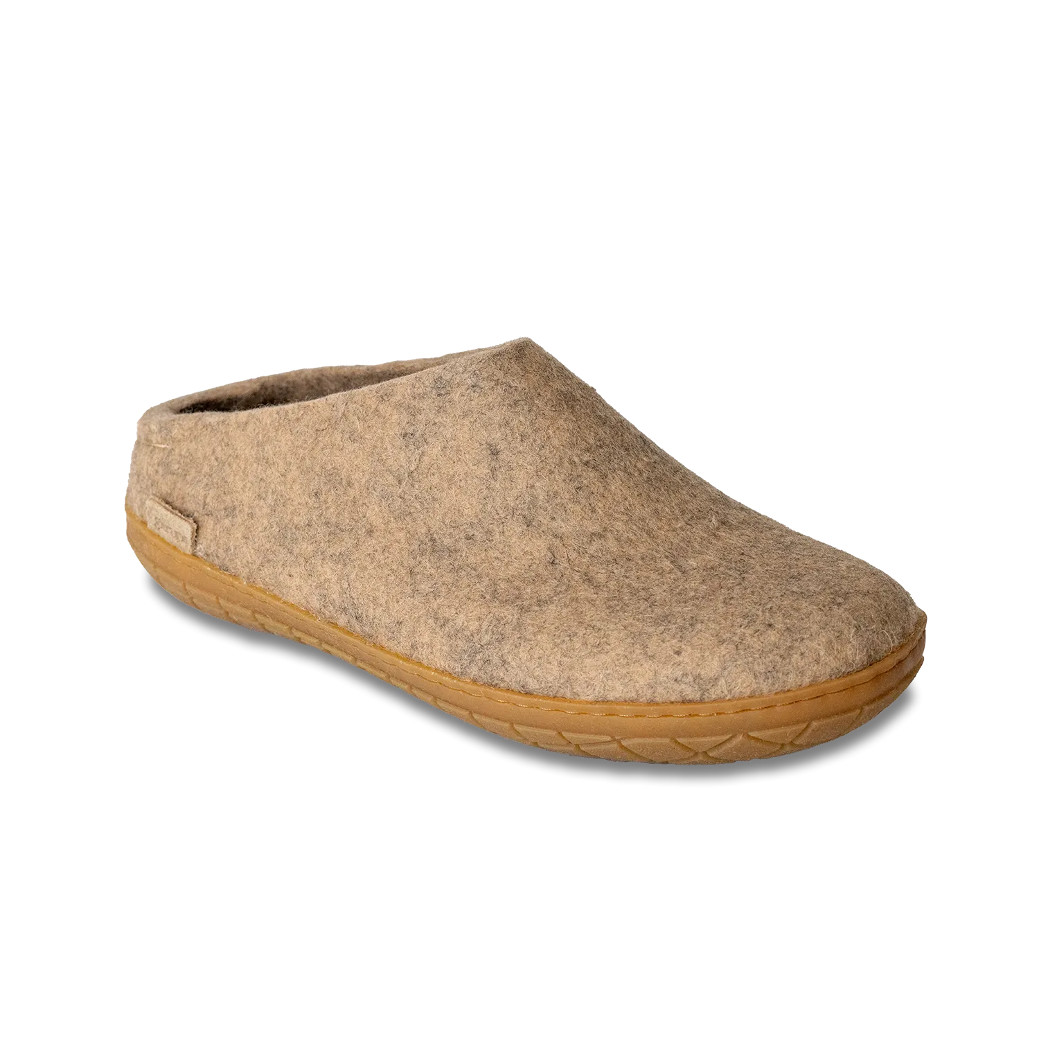 Glerups Slip On - Sand with Rubber Sole