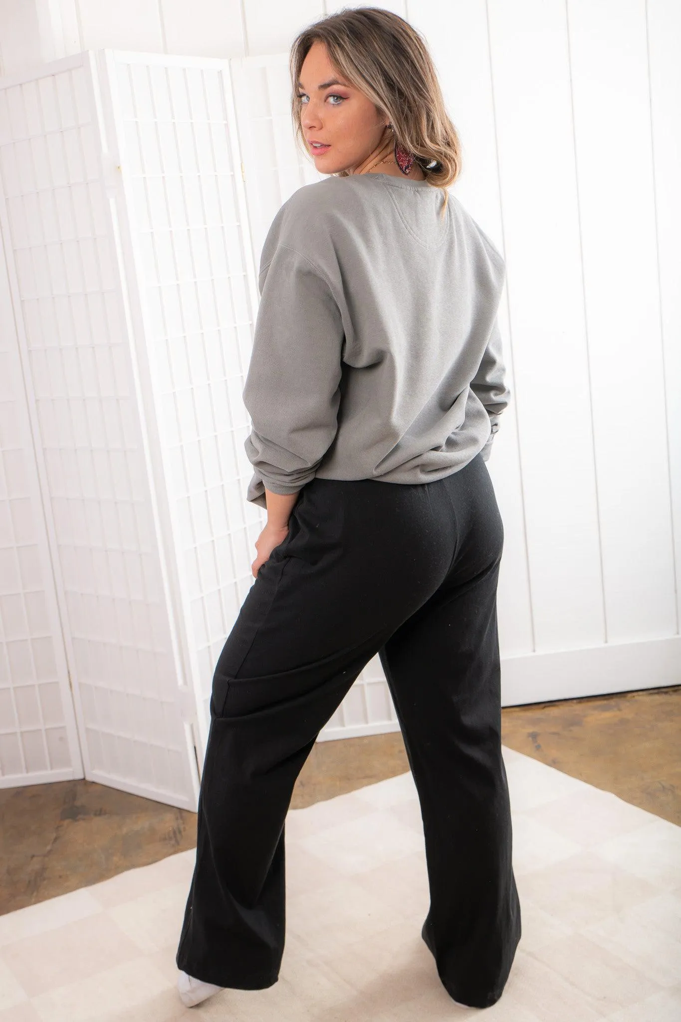 Grey USC Helmet Sweatshirt
