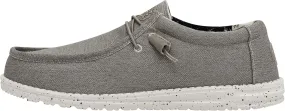 Hey Dude Men's Wally Canvas Stretch Beige Size 10 | Men's Shoes | Men Slip-on Loafers | Comfortable & Light-Weight