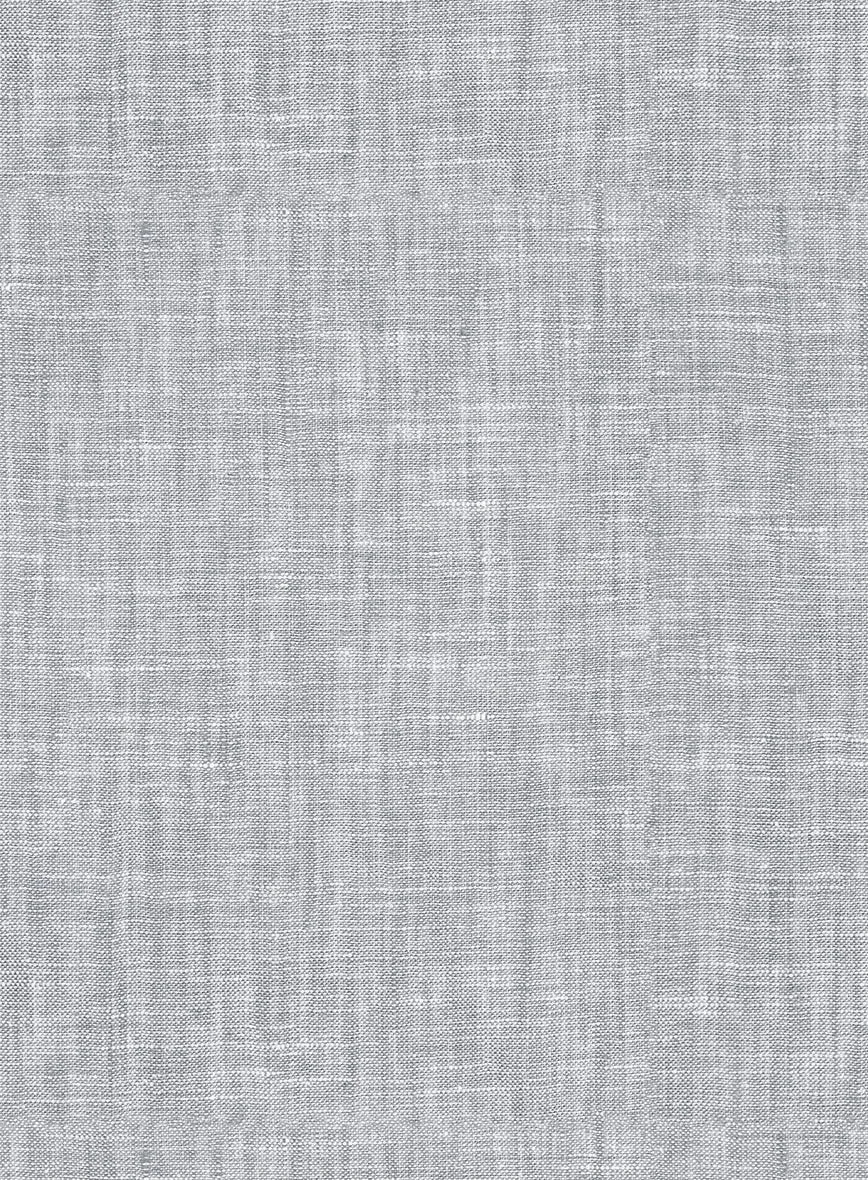 Italian Zod Light Gray Linen Jacket