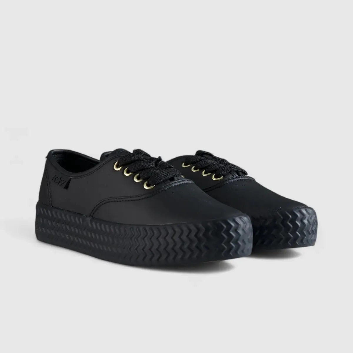 K7 Gayle Lace Up Sneaker Black