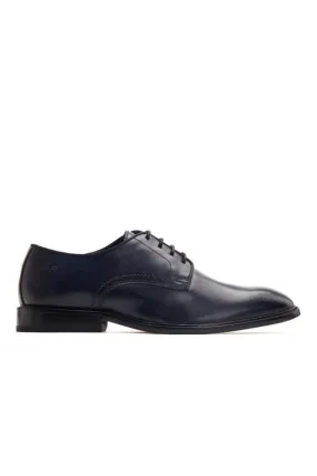 Keaton Lace-Up Shoe - Navy Washed