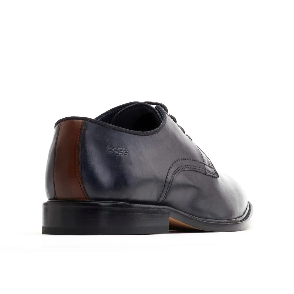 Keaton Lace-Up Shoe - Navy Washed