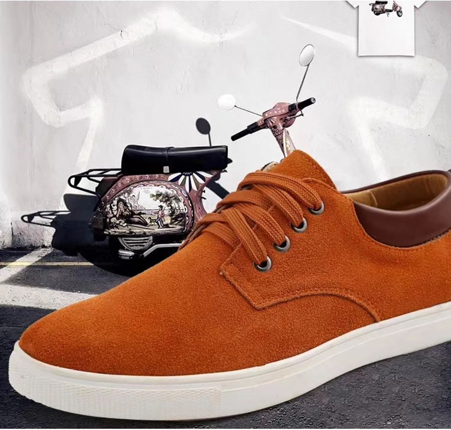 KtEli Men's Sneakers Lace-Up Lightweight Casual Walking ShoesMens Canvas Shoes Classic Men's Canvas Sneakers Low Top ShoesLace up Comfortable Skate Casual Shoes (Color : Yellow, Size : 48)