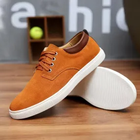KtEli Men's Sneakers Lace-Up Lightweight Casual Walking ShoesMens Canvas Shoes Classic Men's Canvas Sneakers Low Top ShoesLace up Comfortable Skate Casual Shoes (Color : Yellow, Size : 48)
