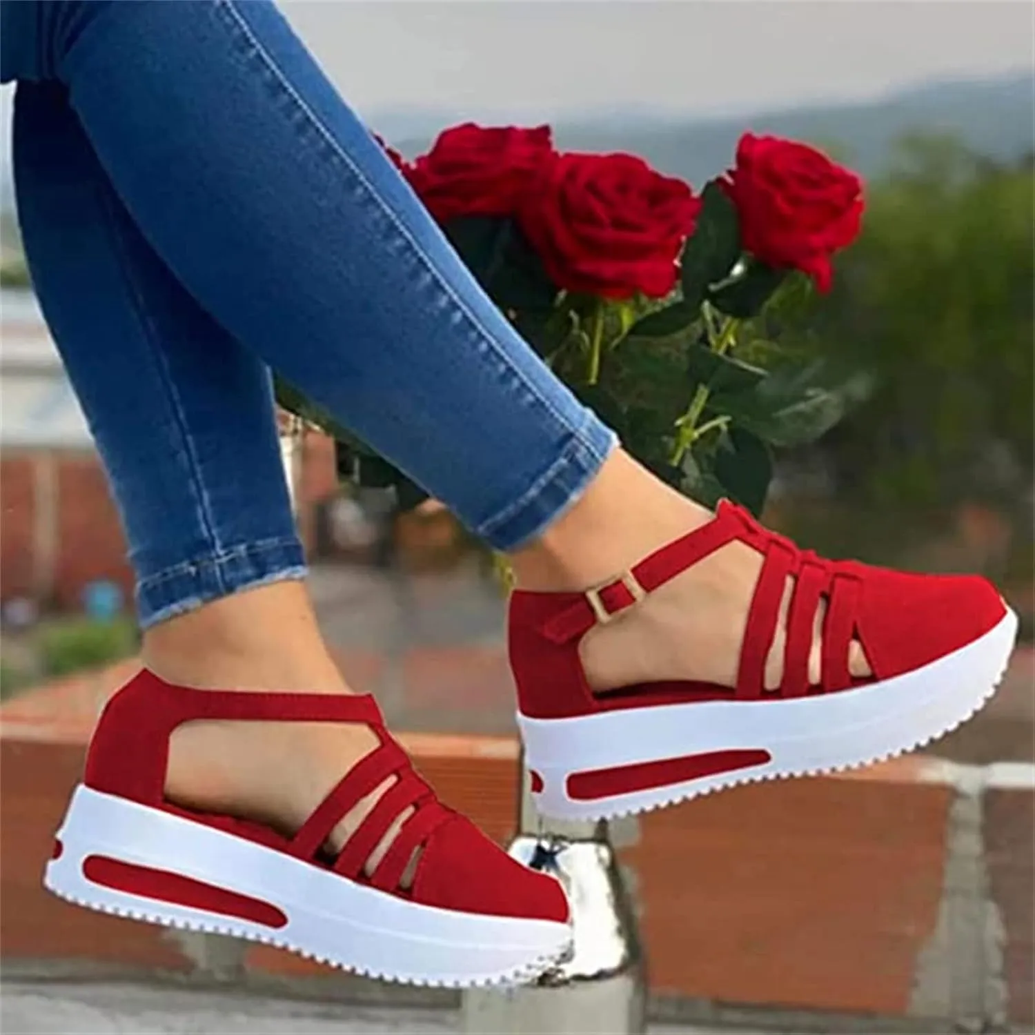 Ladmiple Shoes For Women Sneakers Trendy Canvas Sneakers Slip On Casual Walking Shoes Dressy Summer Fashion Flats Loafer