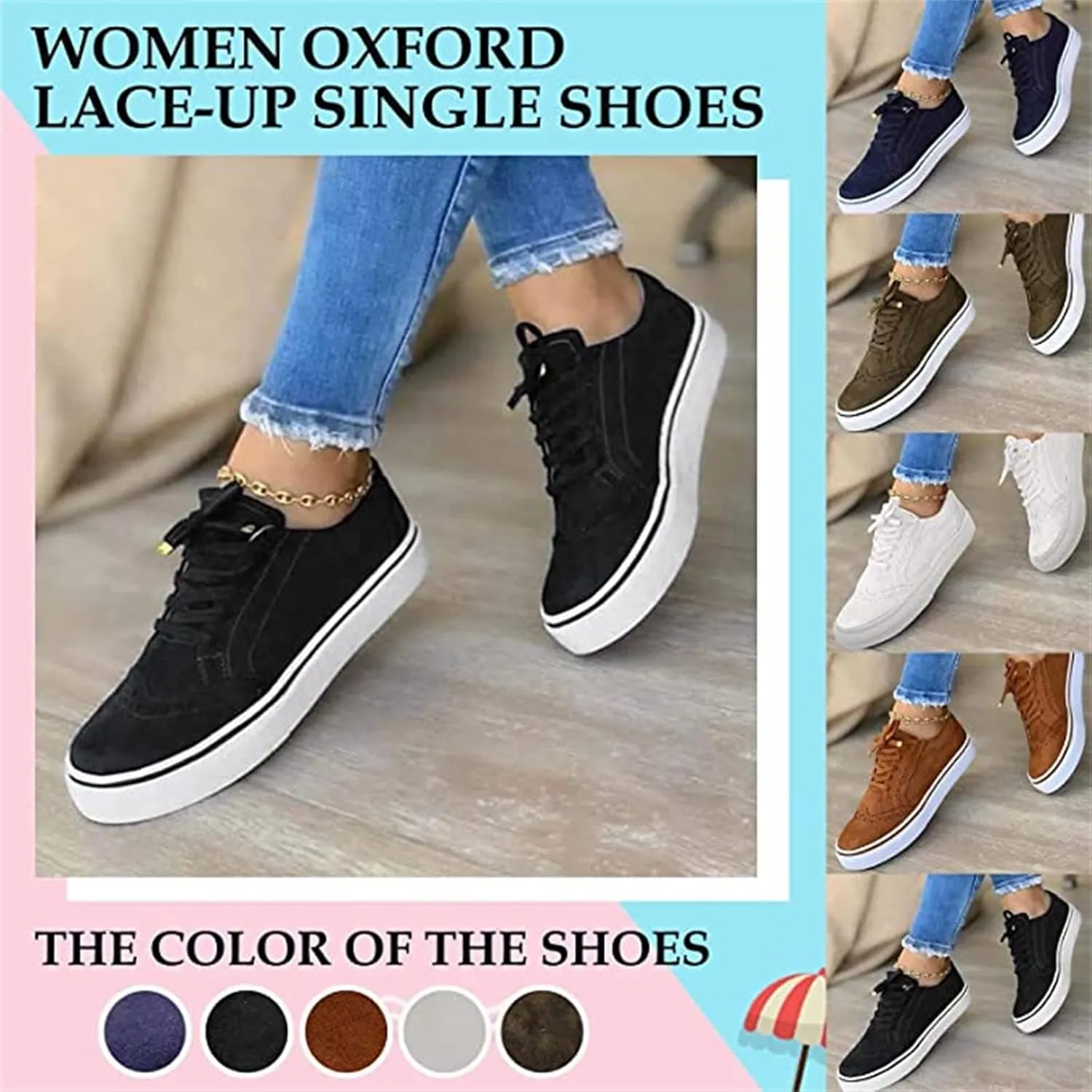 Ladmiple Sneakers For Women Slip On Wide Width Lace ups Casual Canvas Walking Shoes Dressy Summer Fashion Flats Loafers