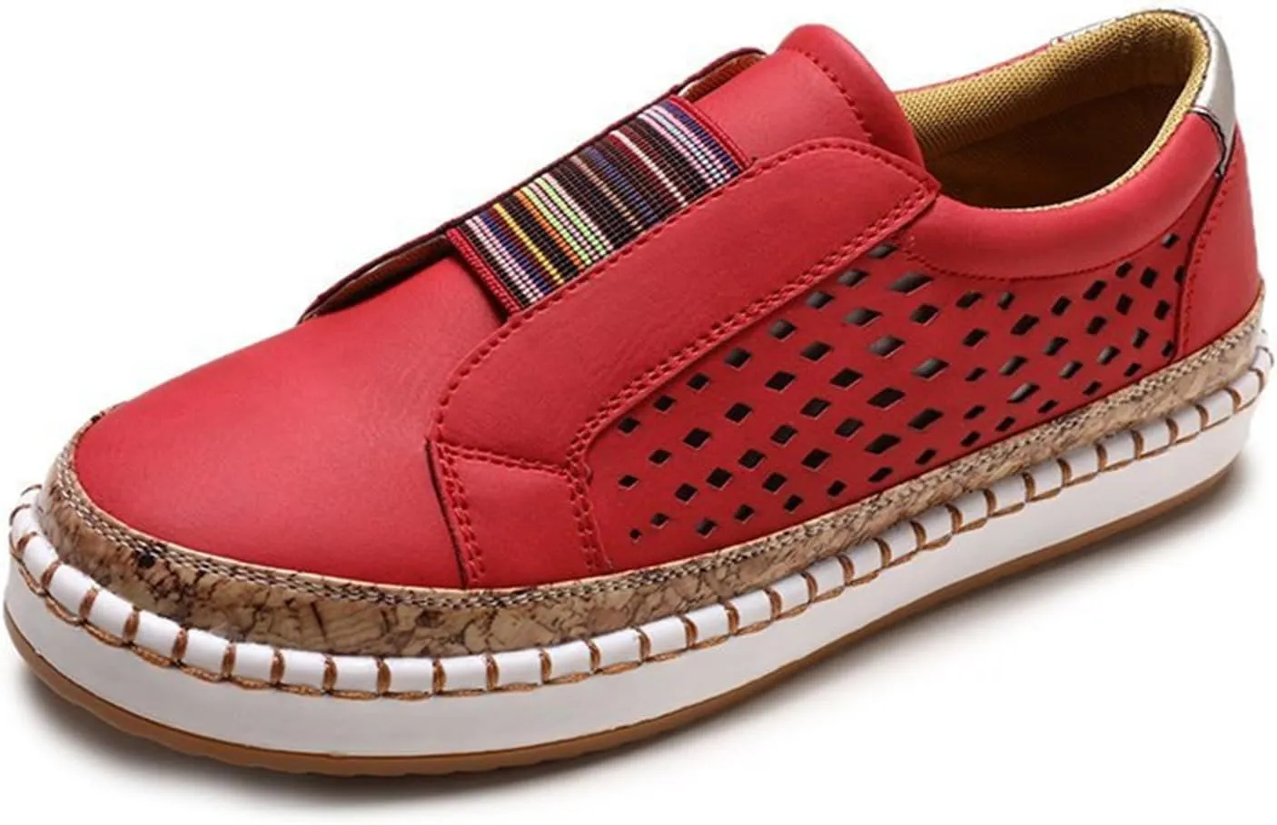 Lausiuoe Sneakers For Women Wide Width Comfortable Canvas Sneakers Low Top Fashion Casual Walking Flat Shoes Loafers
