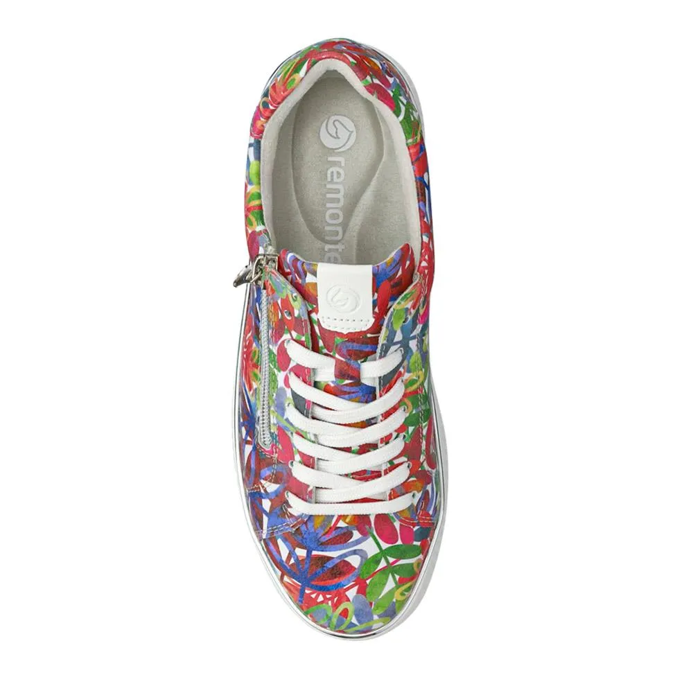 Leather Lace-Up Trainers - DRS41505 / 326 859