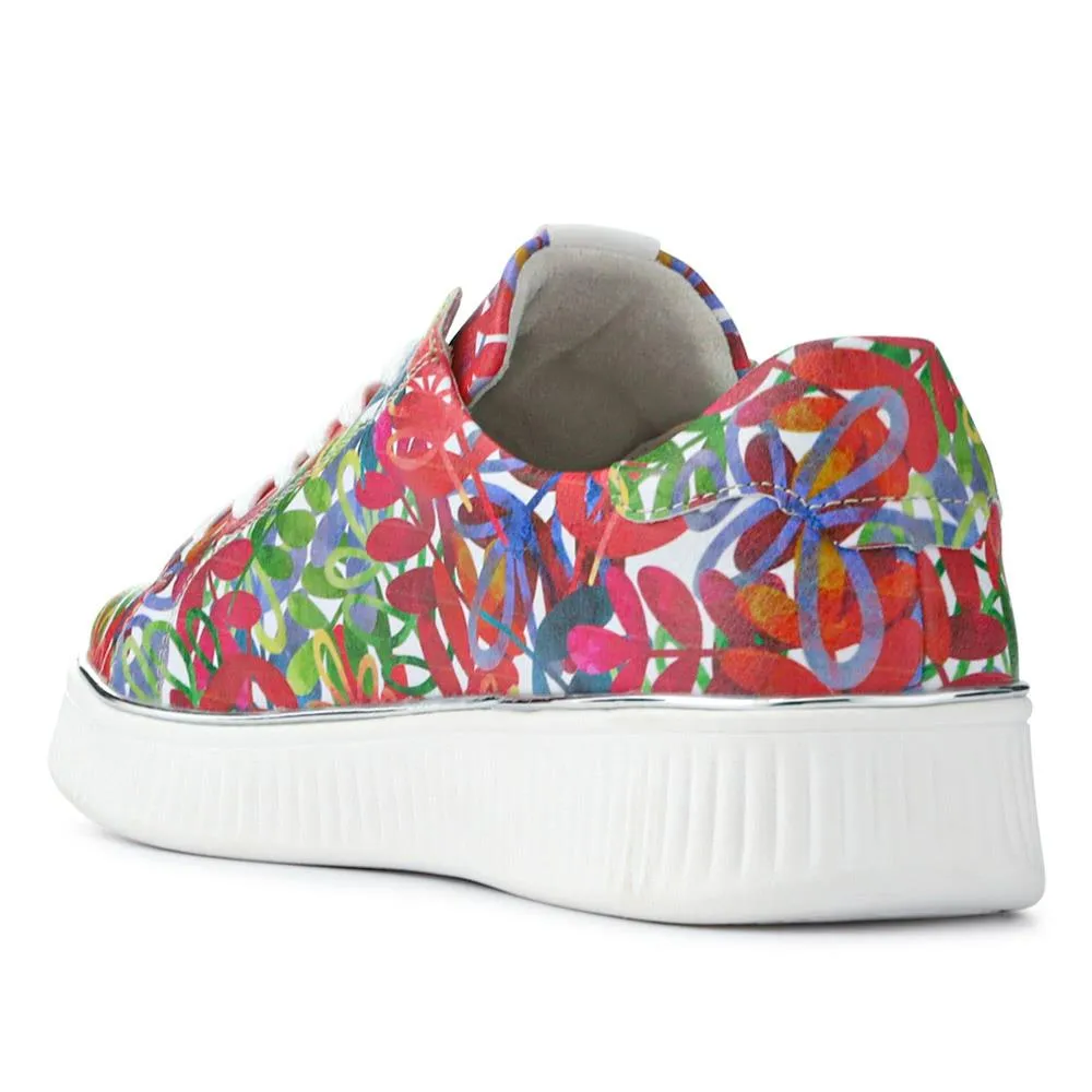 Leather Lace-Up Trainers - DRS41505 / 326 859