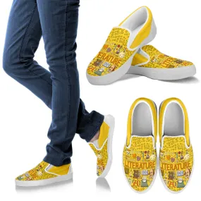 Literature Slip Ons