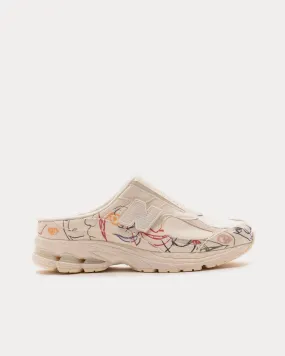 M2002RM1 Angora Mule Slip Ons