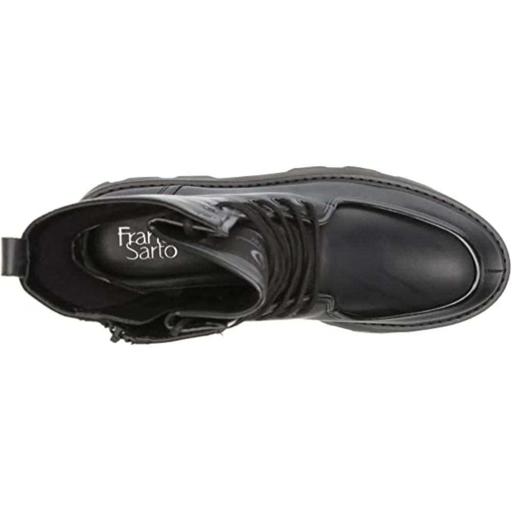 Margey2 Black Leather Water Resistant Franco Sarto Boots