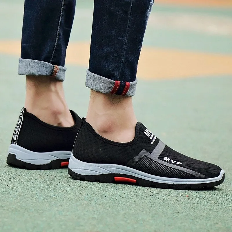 Men Casual Shoes Breathable Slip on Loafers