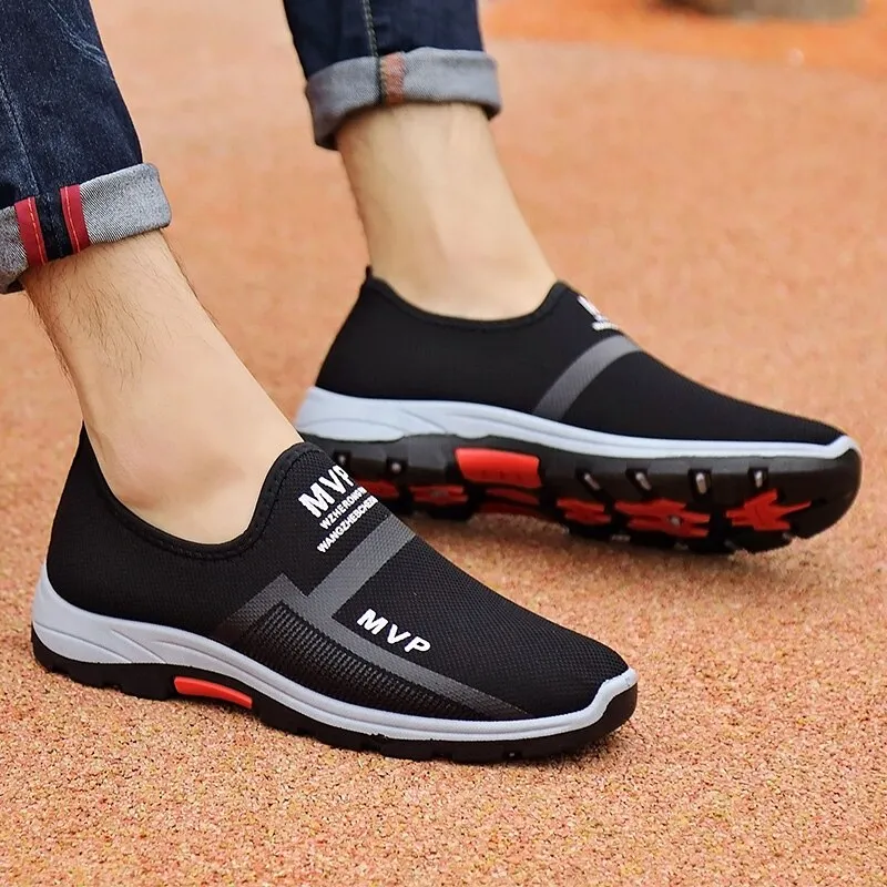 Men Casual Shoes Breathable Slip on Loafers
