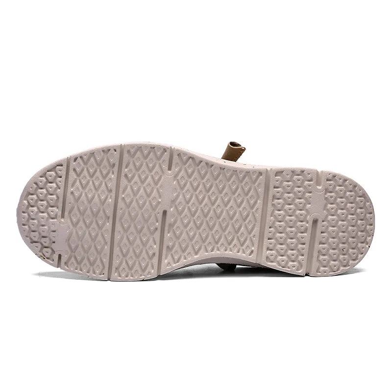 Men's Canvas Breathable Loafers Outdoor Light Walking Shoes