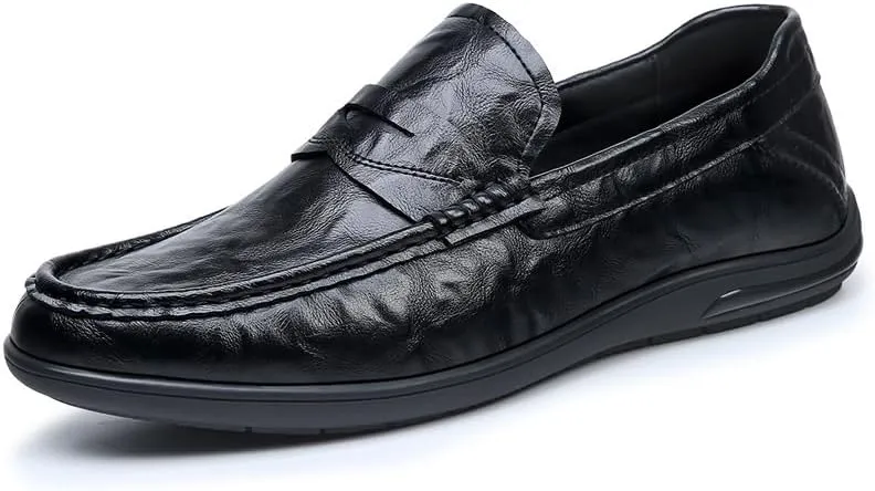 Men's Dress Shoes Mens Breathable Business Classic Oxfords Shoes Lightweight Comfortable Loafers Shoes for Men(7)