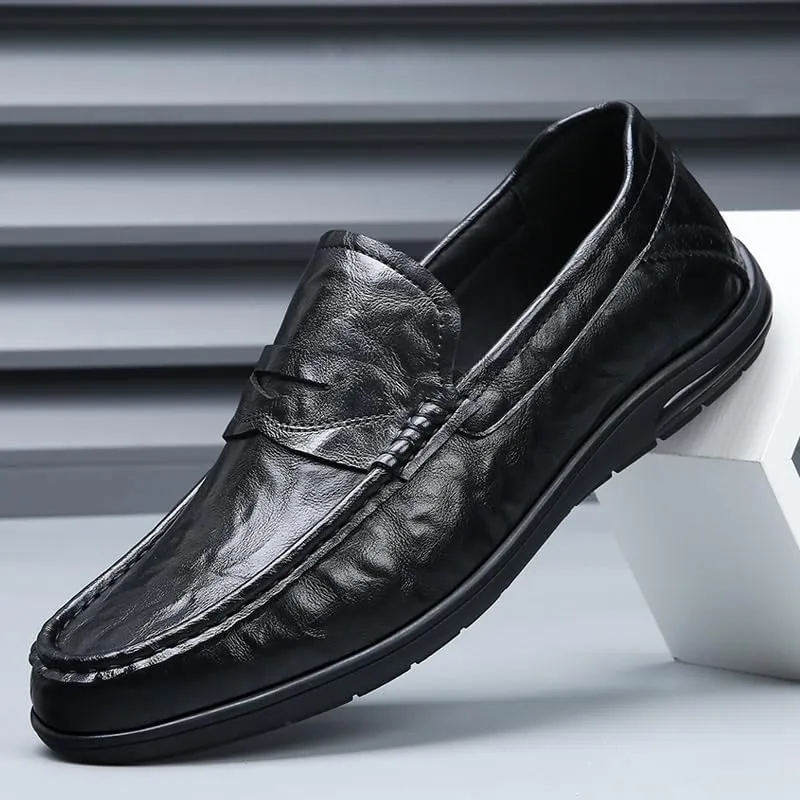 Men's Dress Shoes Mens Breathable Business Classic Oxfords Shoes Lightweight Comfortable Loafers Shoes for Men(7)