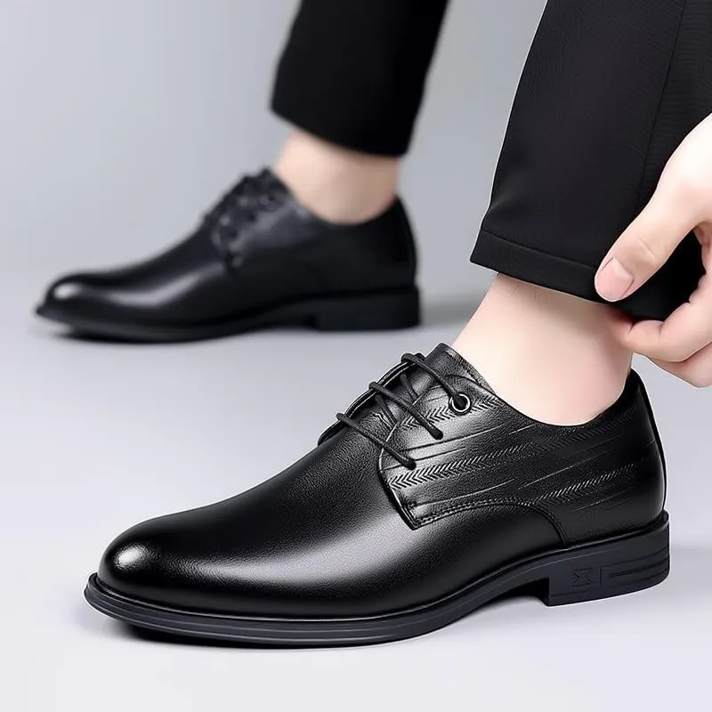 Men's Patent Leather Dress Shoes Mens Lace-Up Tuxedo Oxfords Shoes Lightweight All-Day Comfort Loafers for Men