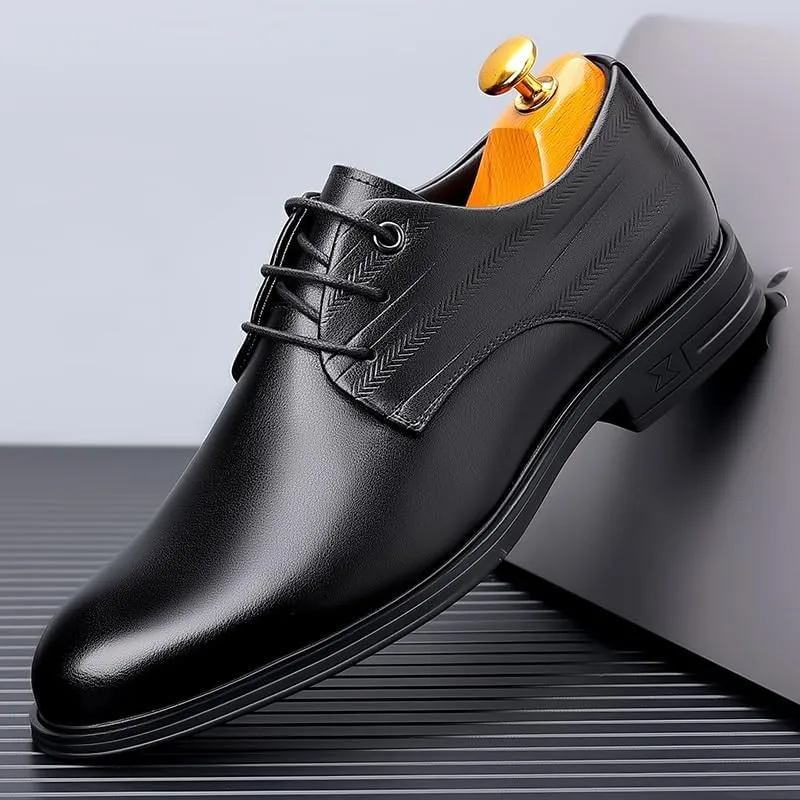 Men's Patent Leather Dress Shoes Mens Lace-Up Tuxedo Oxfords Shoes Lightweight All-Day Comfort Loafers for Men
