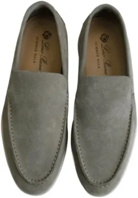 Men's Trendy Solid Slip On Loafer Shoes Slip-Ons Round Toe Low Top Non-Slip Casual Dress Shoes