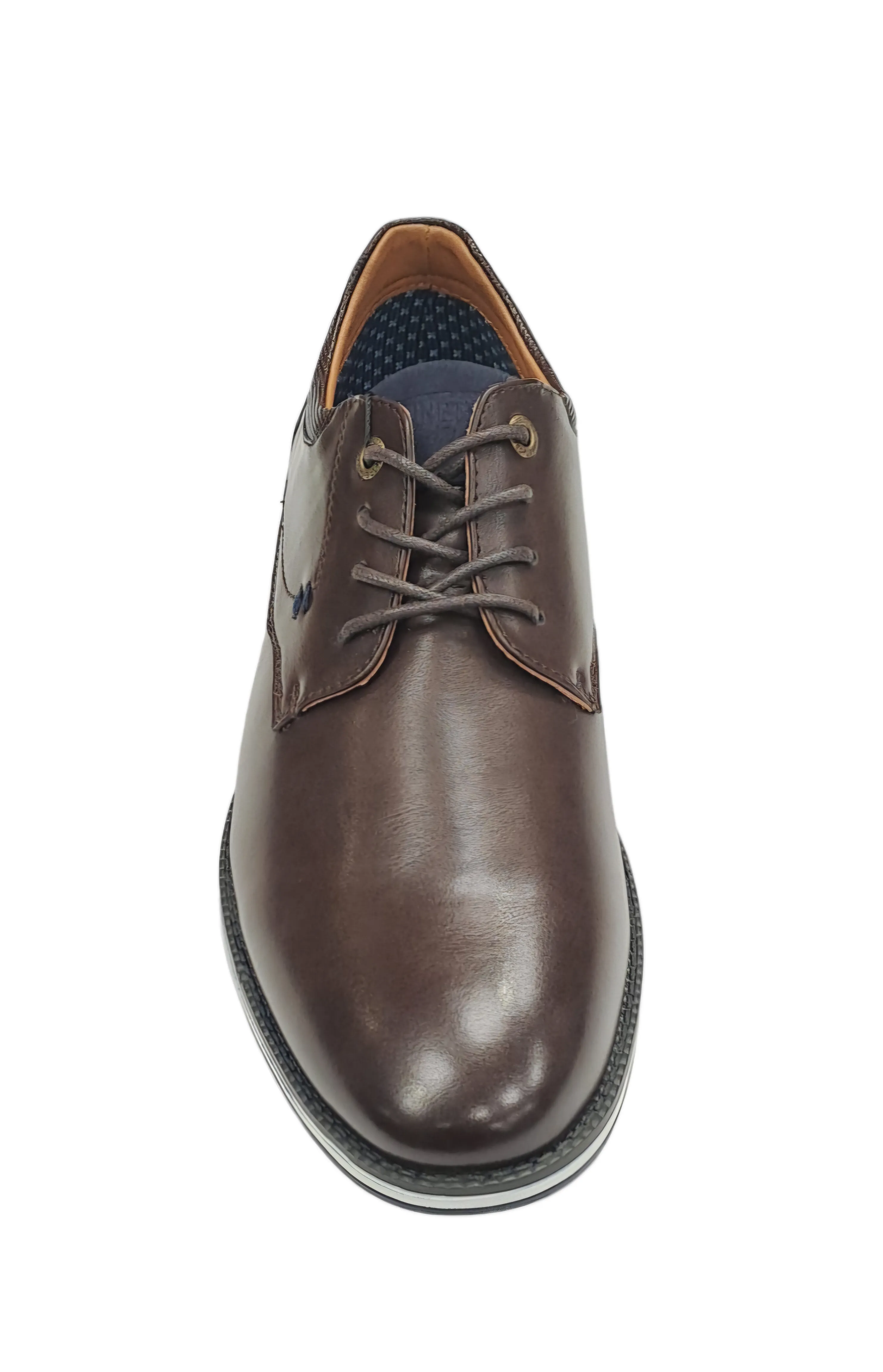 Ninety 78 Mens Smart Casual Laced Shoe - Brown