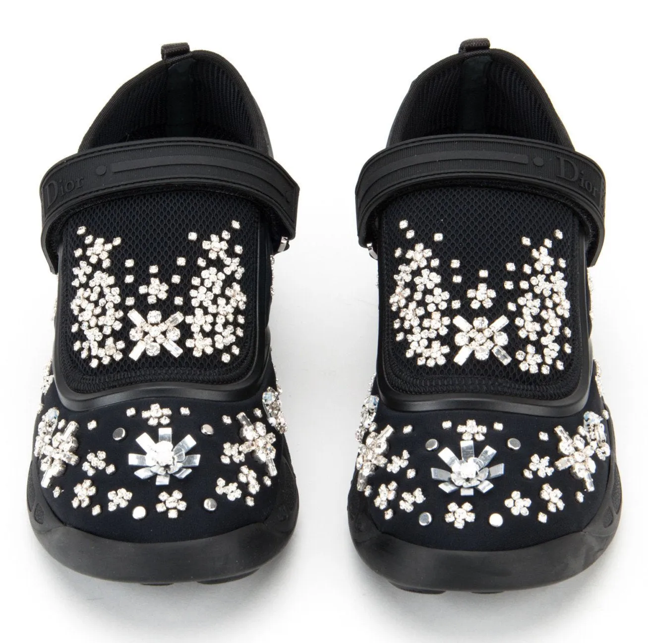 Noir Fusion Strap Sneakers
