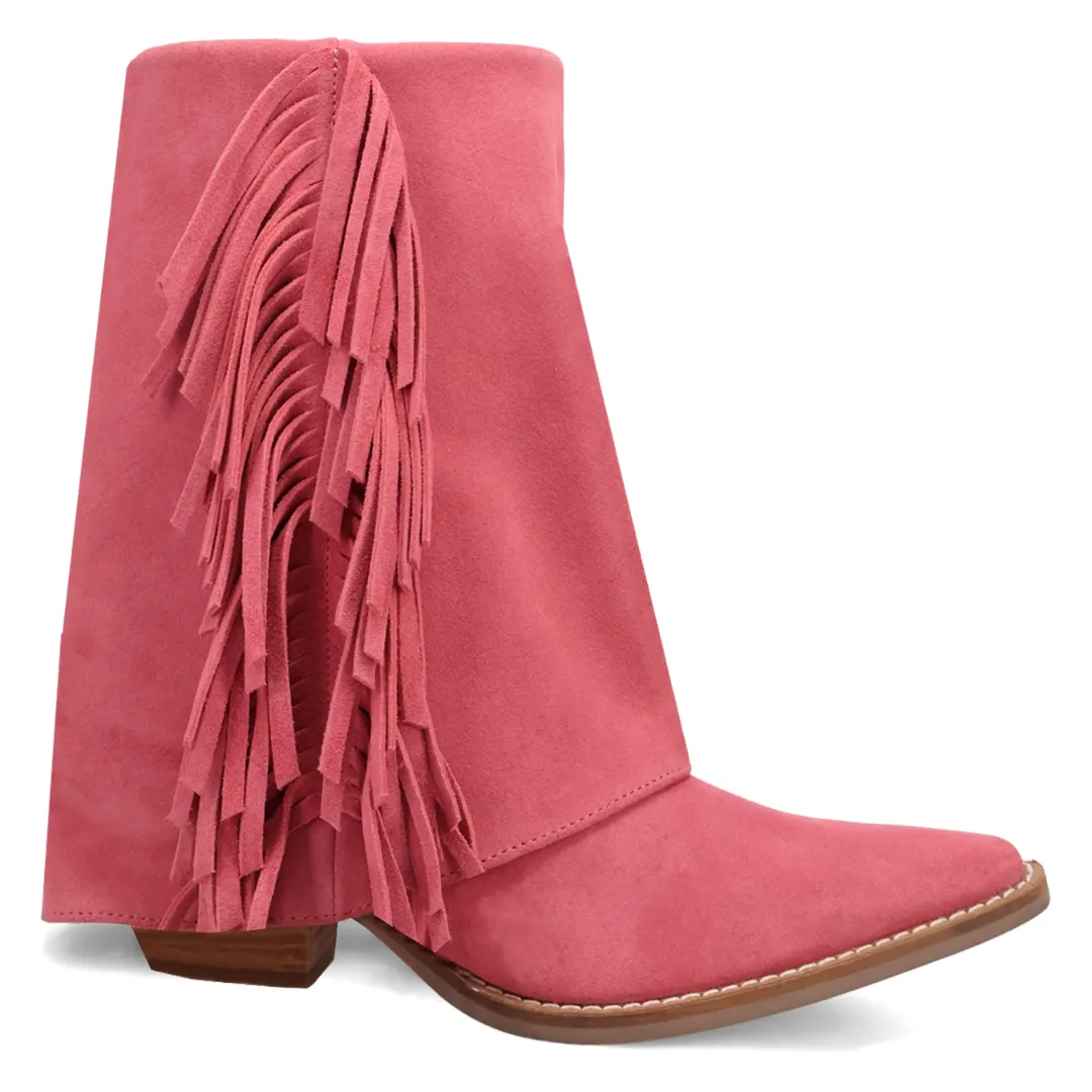 Online Exclusive | Dingo | Marlie Leather Bootie in Pink **PREORDER
