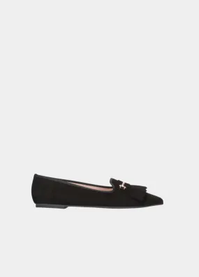 Pretty Ballerinas Stylish Black Pointy Toe Flats